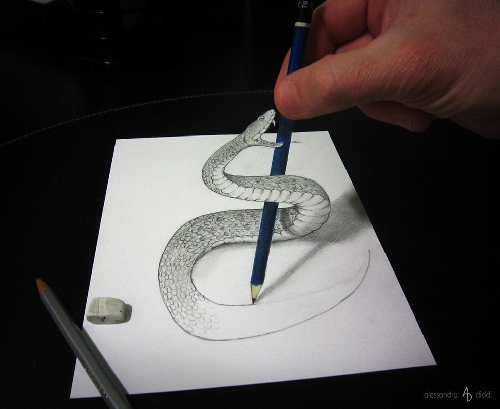 These Cool Anamorphic Drawings Will Play With Your Brain Gizmodo