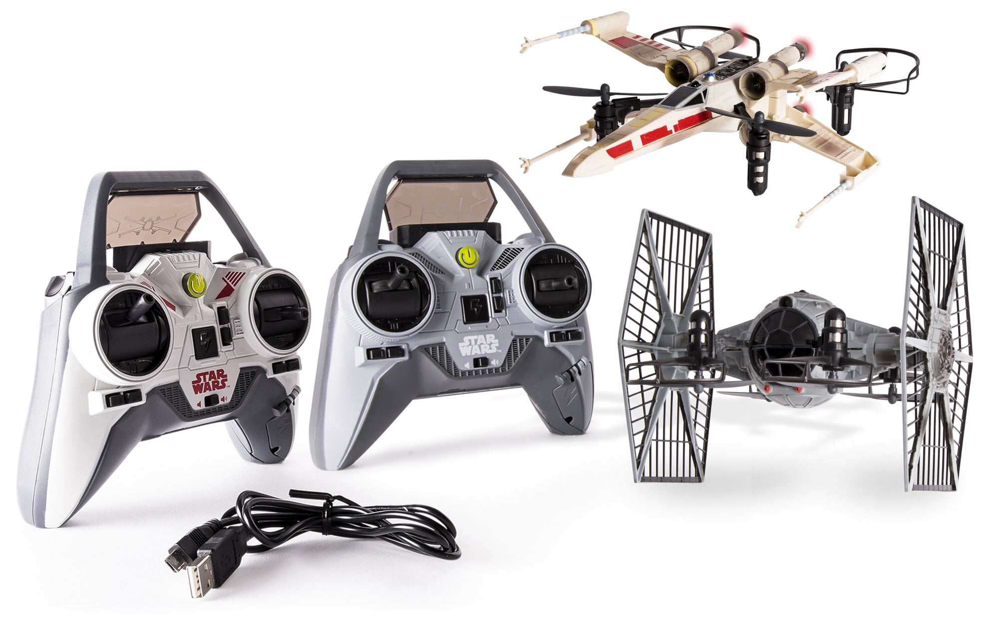 Pilot This X-wing Drone to Shoot Down an Auto-Hovering Death Star That Fires Right Back