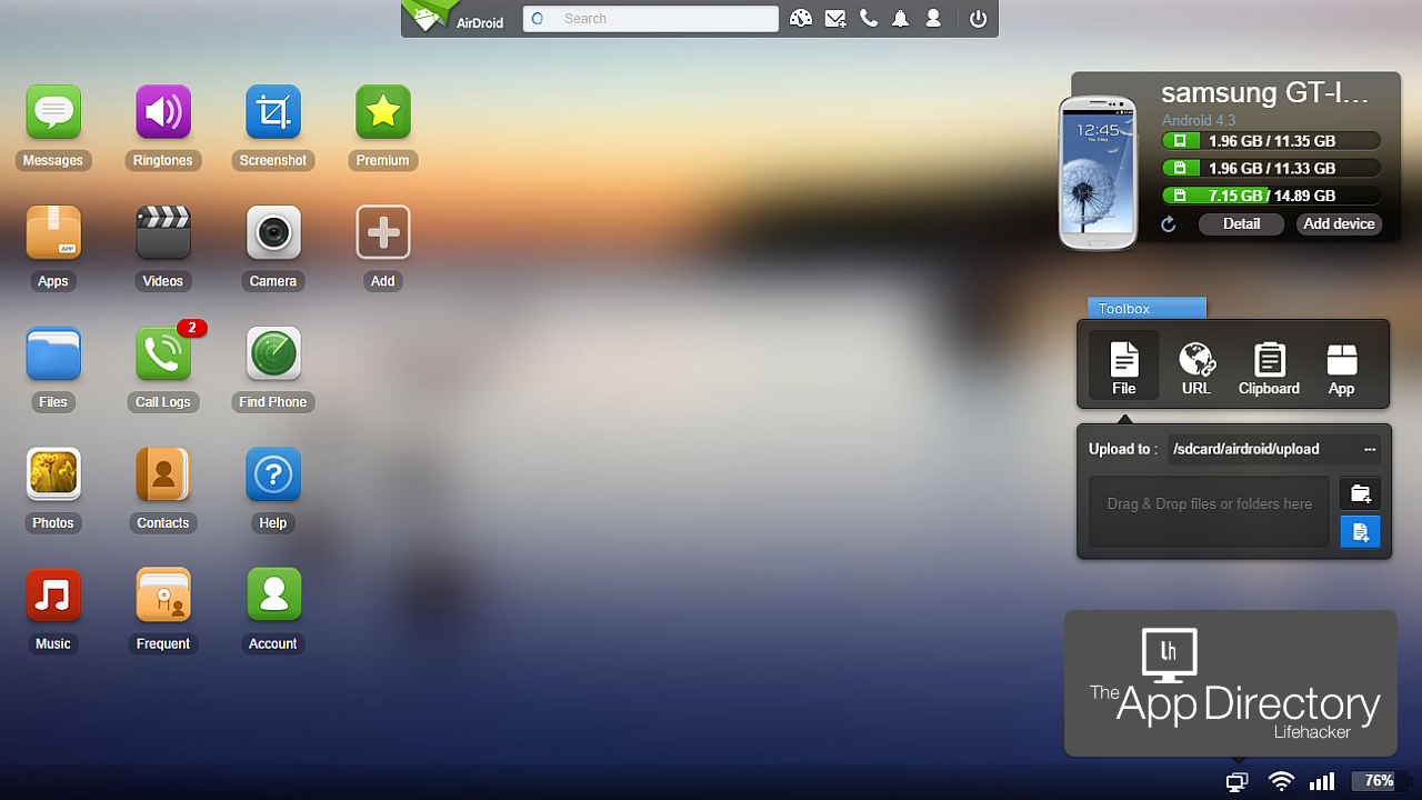 AirDroid 3.7.1.3 download the last version for android