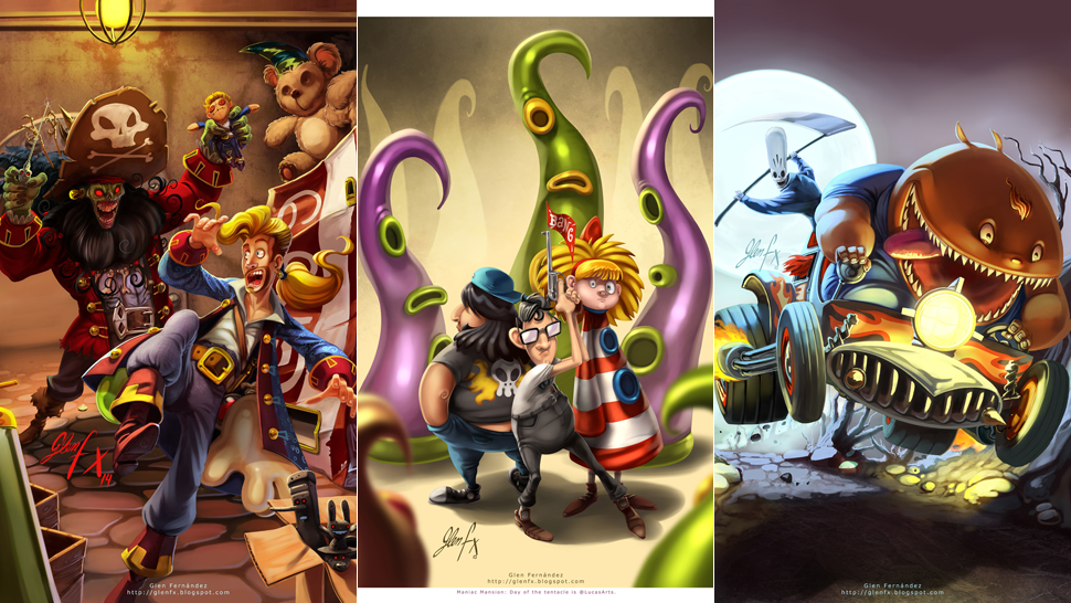 Digital Paintings Of Classic LucasArts Adventure Games | Kotaku Australia