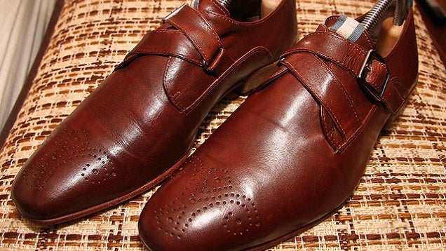 jelly leather shoes