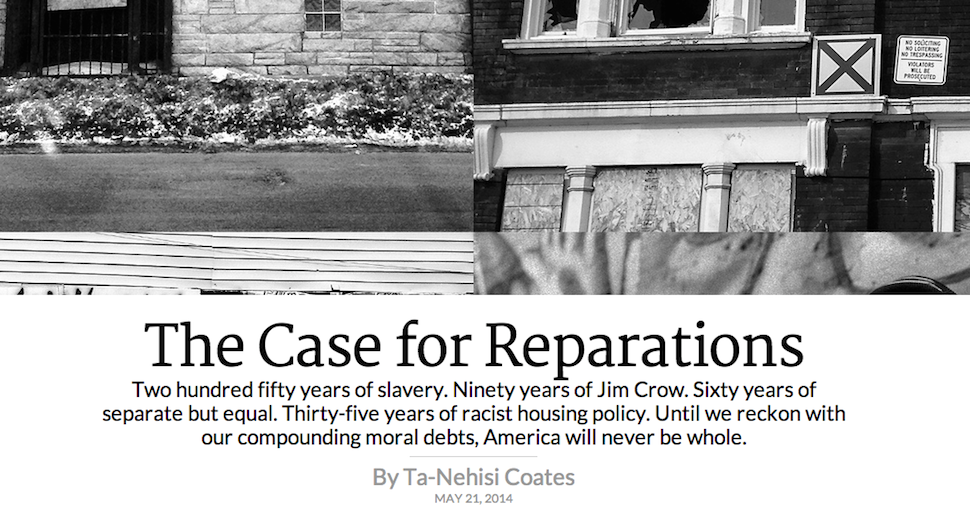 Ta-Nehisi Coatess Essay on Reparations Is A Heartbreaker Ta-Nehisi Coatess Essay on Reparations Is A Heartbreaker