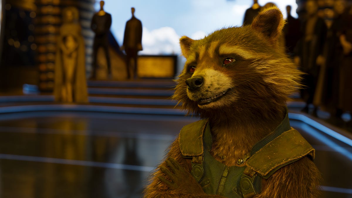 Así graban las escenas de Rocket Raccoon en Avengers Endgame