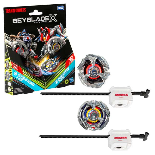 Hay más de lo que se ve a simple vista con los Transformers Beyblades