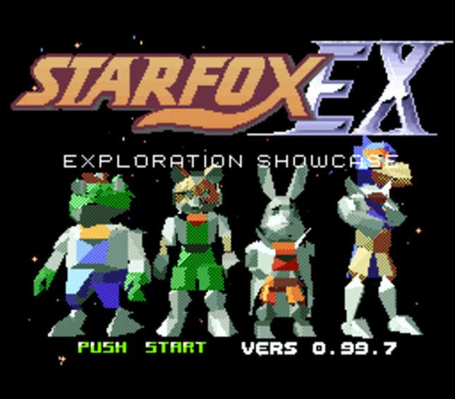 Star Fox EX Exploration Showcase Screenshots And Videos Kotaku