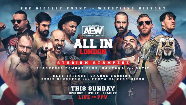 Predicting The All Elite Wrestling All In London Card