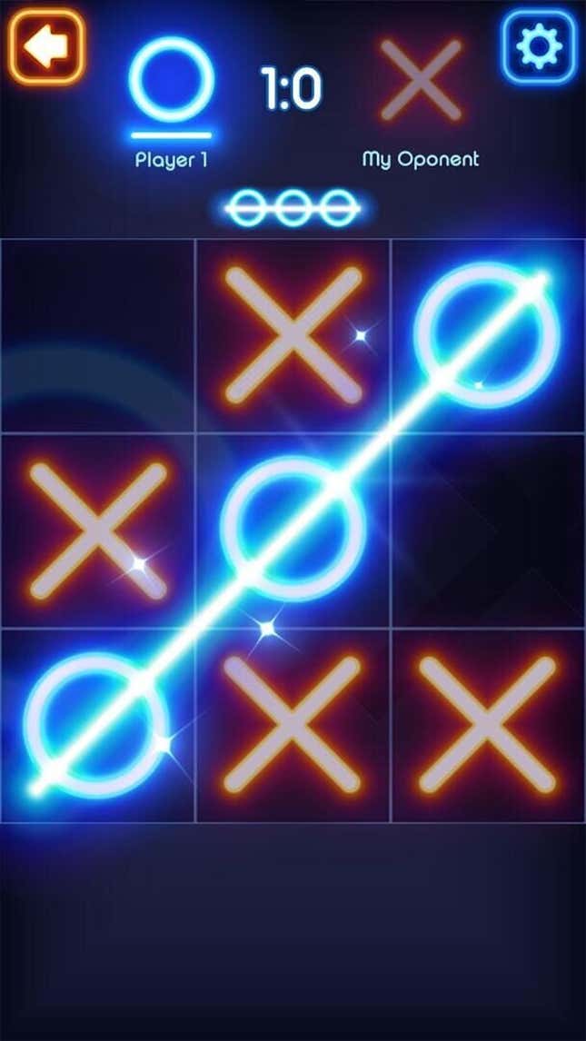 Tic Tac Toe Glow Screenshots And Videos Kotaku