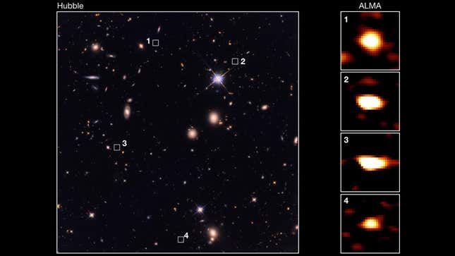 Astronomers Uncover Ancient Treasure Trove Of Massive Galaxies