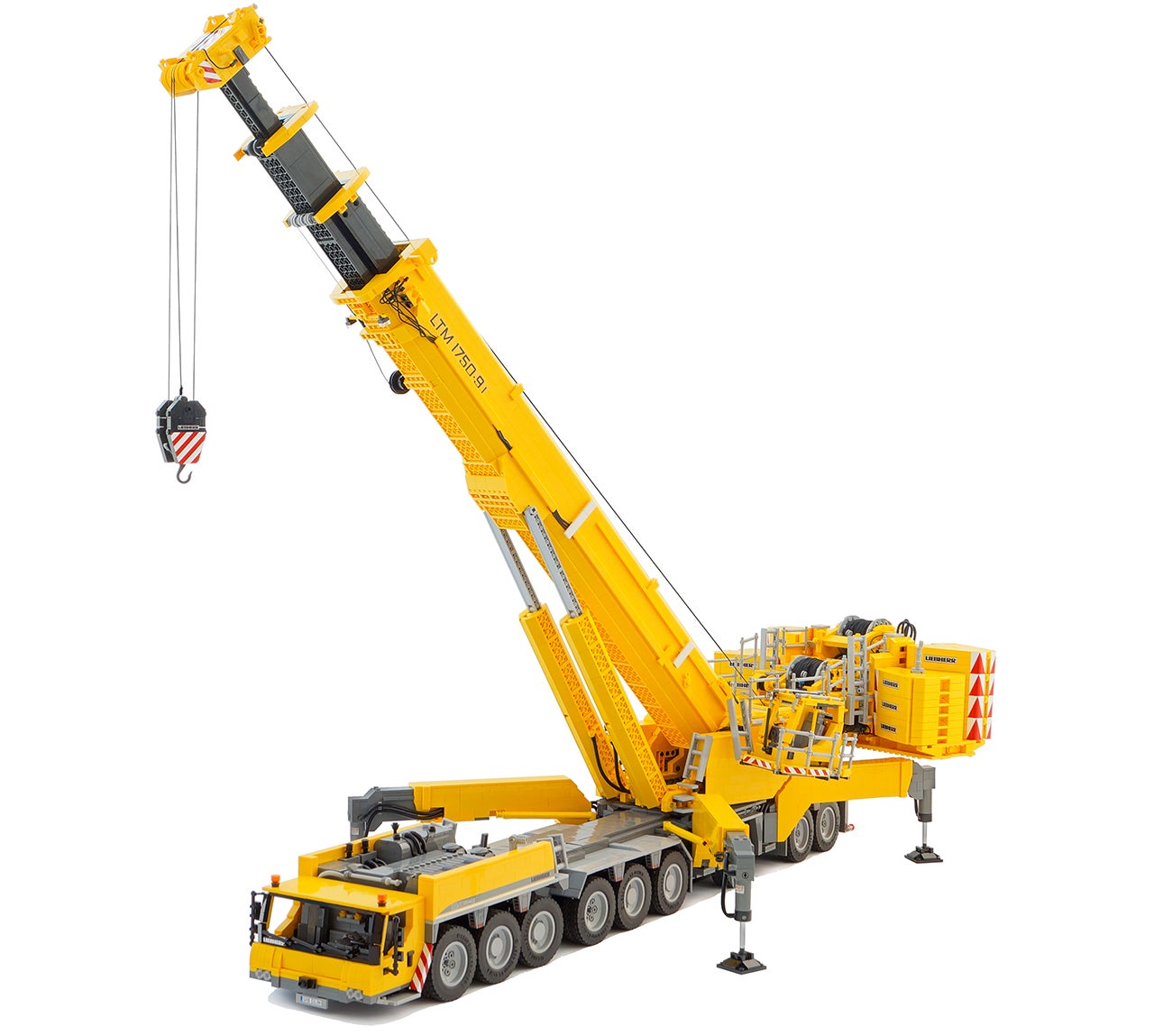 This Working 18Wheel Lego Mobile Crane Is a StraightUp Masterpiece