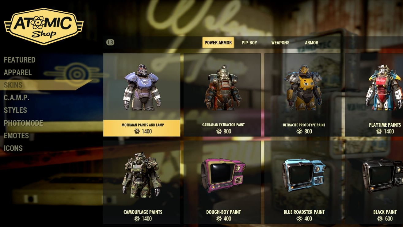 Fallout 76 buying weapons with real money free