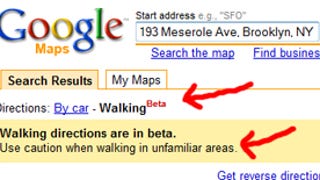 Google Maps Adds Walking Directions Bad Neighborhood Caution