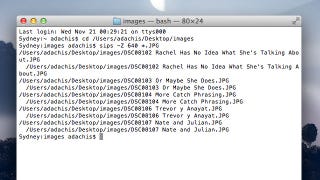 Batch Resize Images Quickly In The Os X Terminal