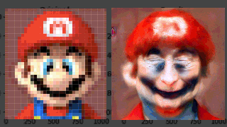 Depixelizing Video Game Characters Creates Monsters