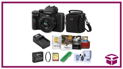Panasonic Lumix DC-G100 Camera with Free Accessory Kit