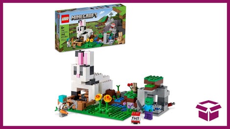 LEGO Minecraft Rabbit Ranch House Farm Set