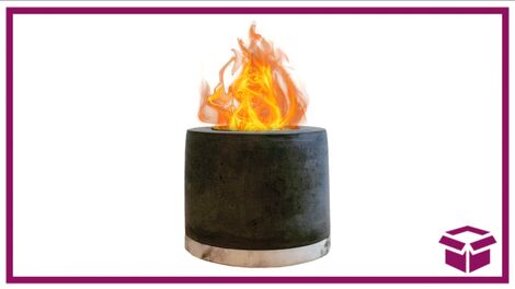 Roundfire Concrete Tabletop Fire Pit