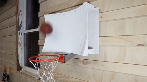 Ball Tracking Basketball Hoop Makes It Impossible To Miss A Shot