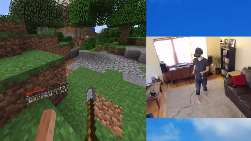 Minecraft In Virtual Reality Is The Real Deal