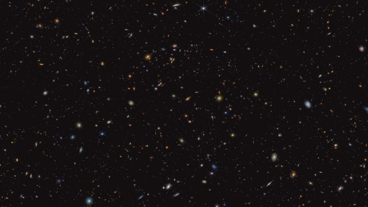 별이 형성되는 45,000개의 반짝이는 은하