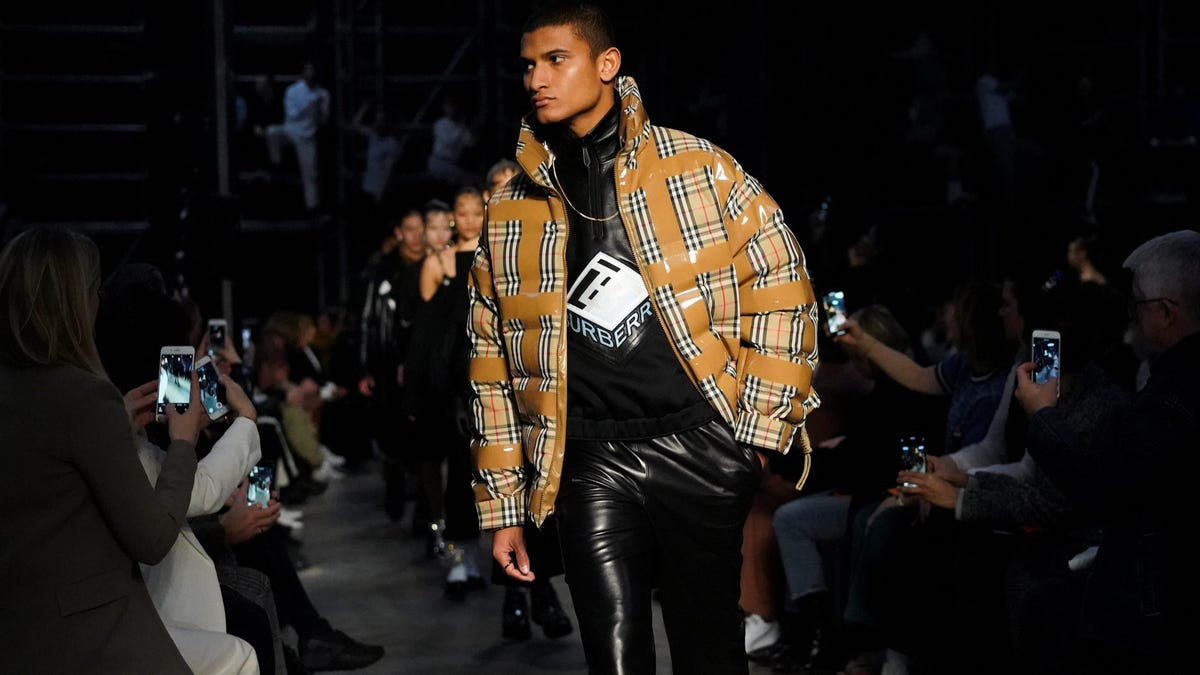 Burberry’s edgy, logo-heavy look is giving it the sales jolt it needed