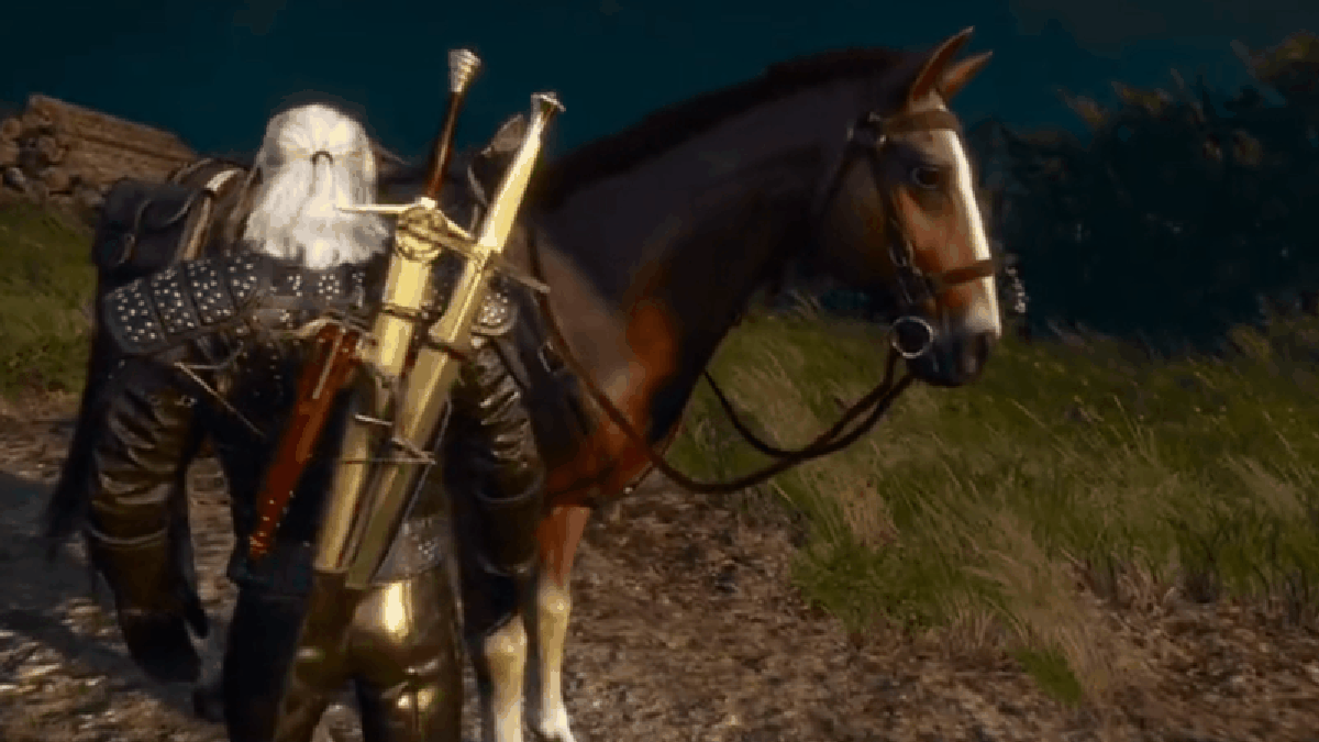 Je kunt eindelijk je paard aaien met voorn in The Witcher 3