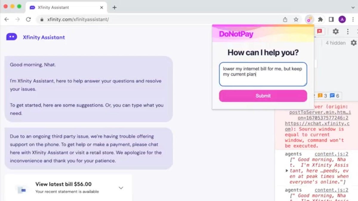 ThisChatbot Will Fight With Comcast Support