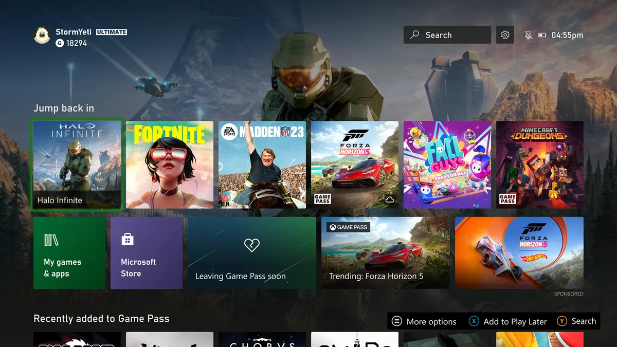 Xbox Microsoftu ma nowy interfejs użytkownika