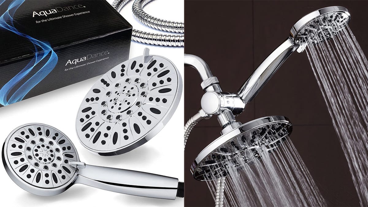 These Dual Rain Shower Heads Give You the Best of Both Worlds for 39% off