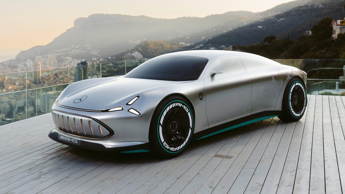 The Mercedes Vision AMG Previews Affalterbach's Electric Future
