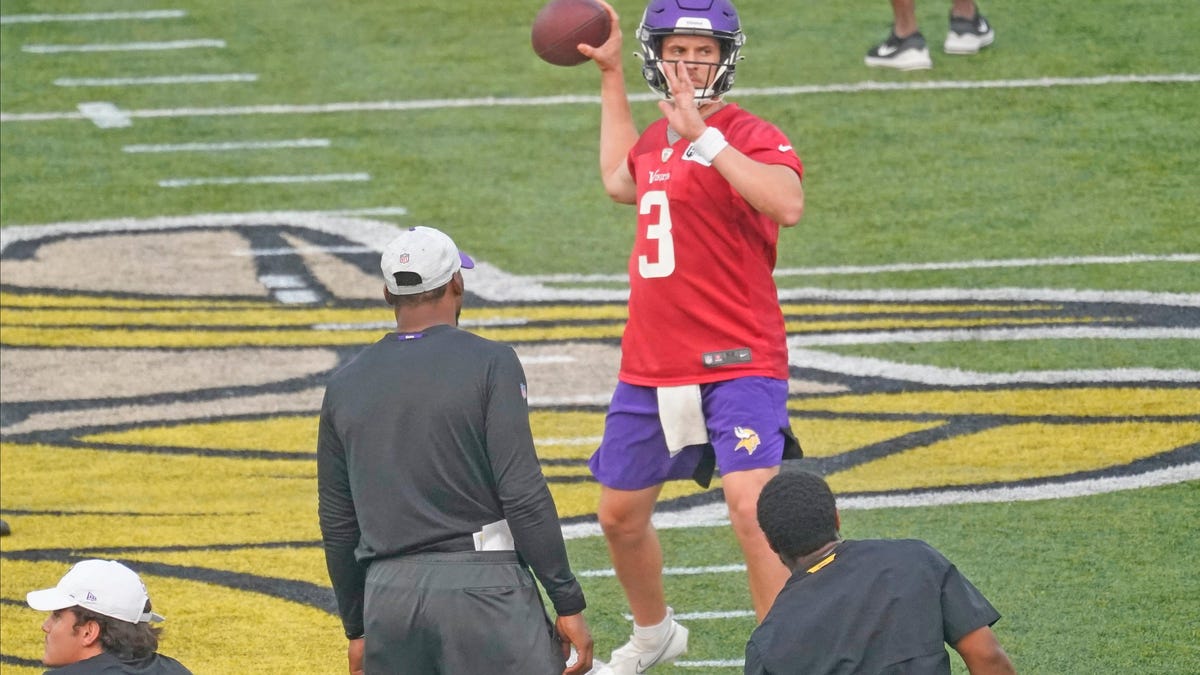 Get the shot, start for the Vikings, it’s that simple