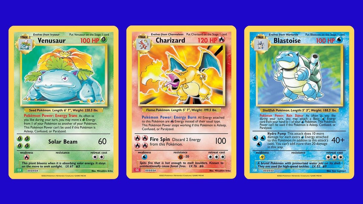 تم بيع الطلبات المسبقة الكلاسيكية للعبة Pokémon Trading Card بقيمة 400 دولار