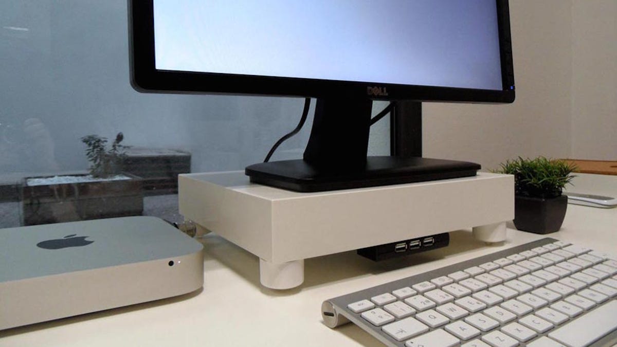 This Diy Monitor Stand And Built In Usb Hub Is Cheap And Easy To Build
