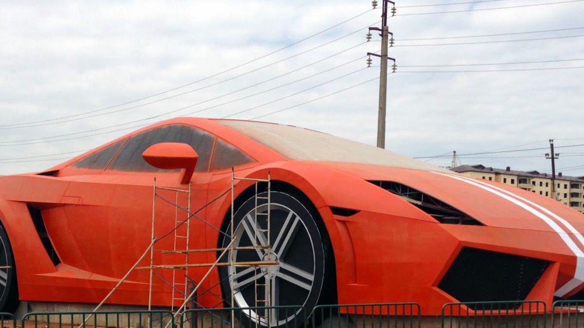 This 80 Foot Monster Is The Biggest Lamborghini Ever Built