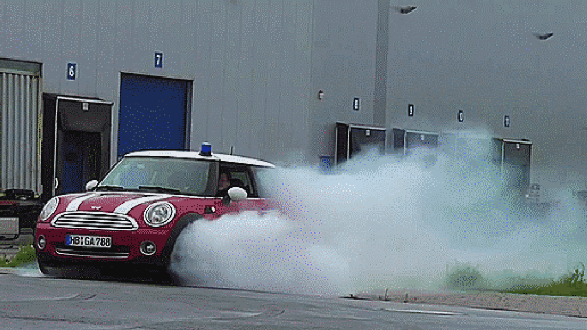 I Would Consider This A Fairly Epic Mini Cooper Burnout