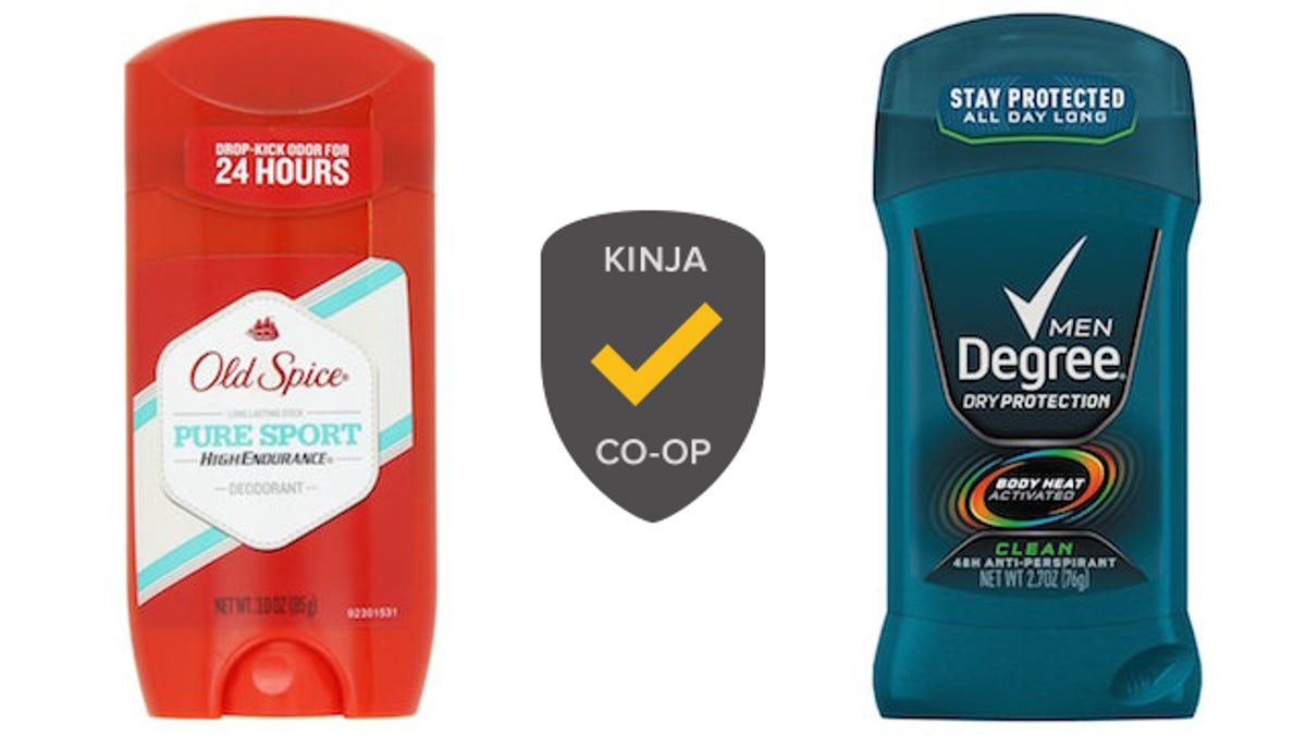 Most Popular Men's Deodorant, Antiperspirant, and Alternatives