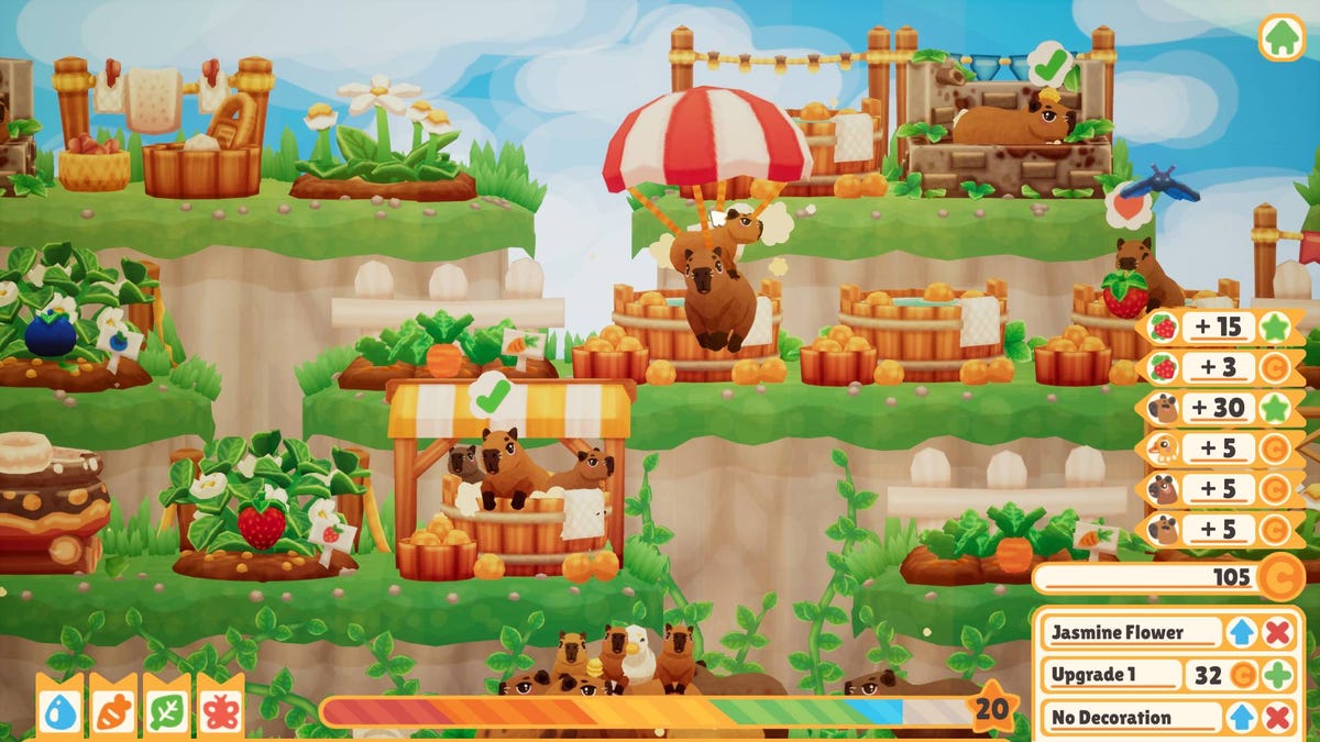 Delightful Steam Game Lets You Run A Spa For Capybaras