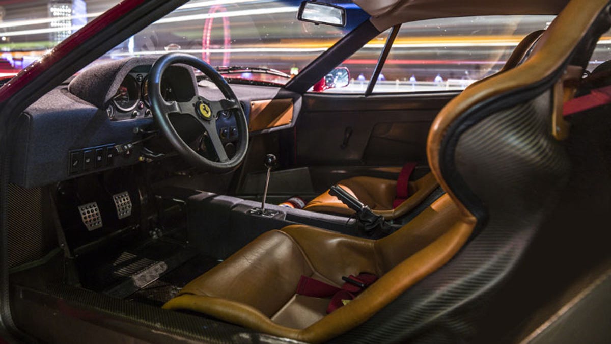 The One And Only Connolly Leather Ferrari F40 Stays Up For