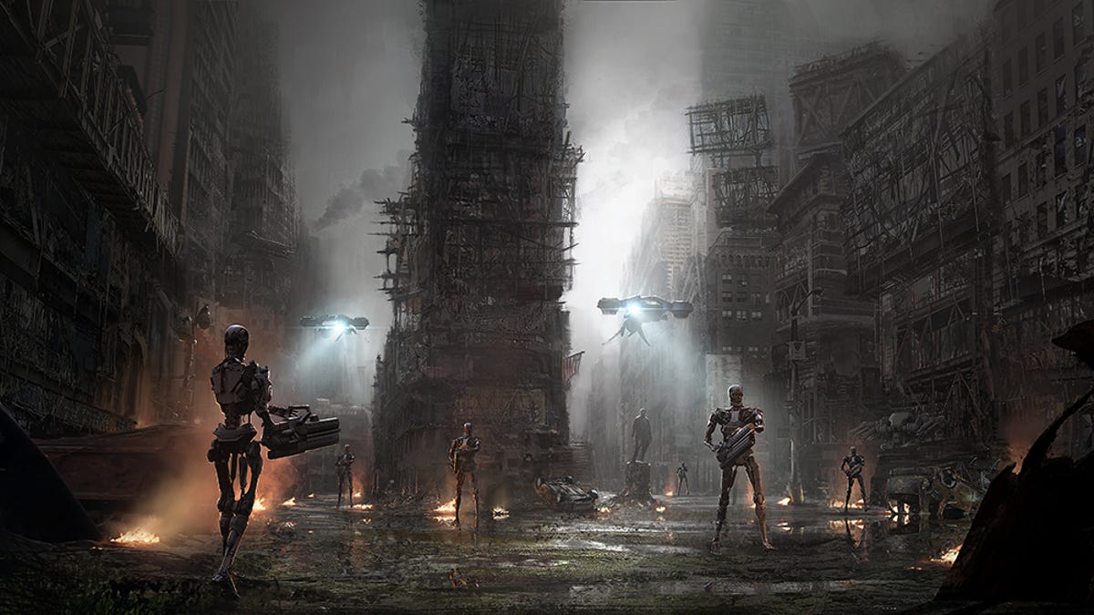 Brand New Terminator Concept Art Shows How Skynet Will Destroy Your City