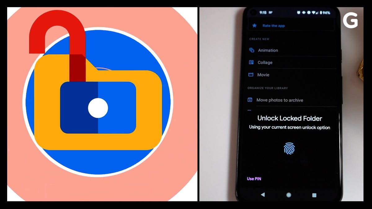 How to Lock Images in Google Photos