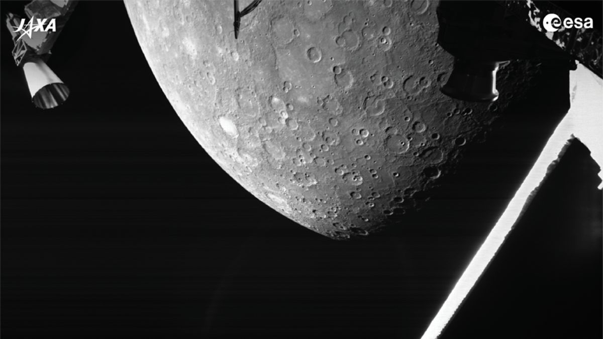 Joint Europe-Japan Spacecraft Captures First Photos of Mercury