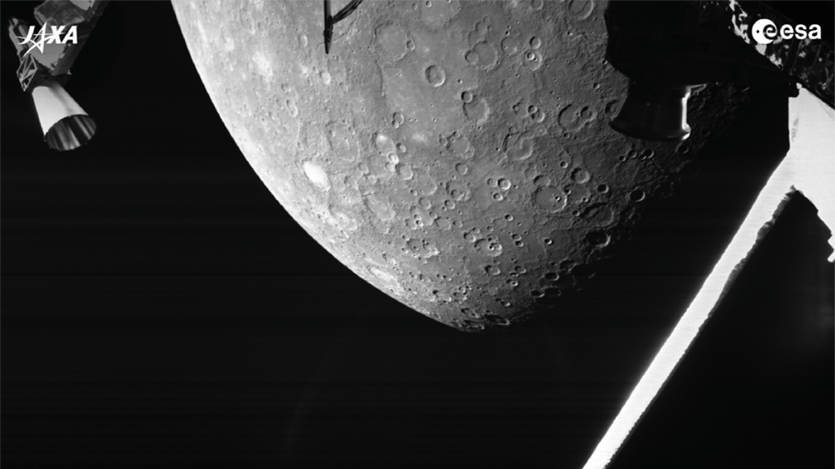 Joint Europe-Japan Space Mission Captures Its First Flyby Photos of Mercury thumbnail