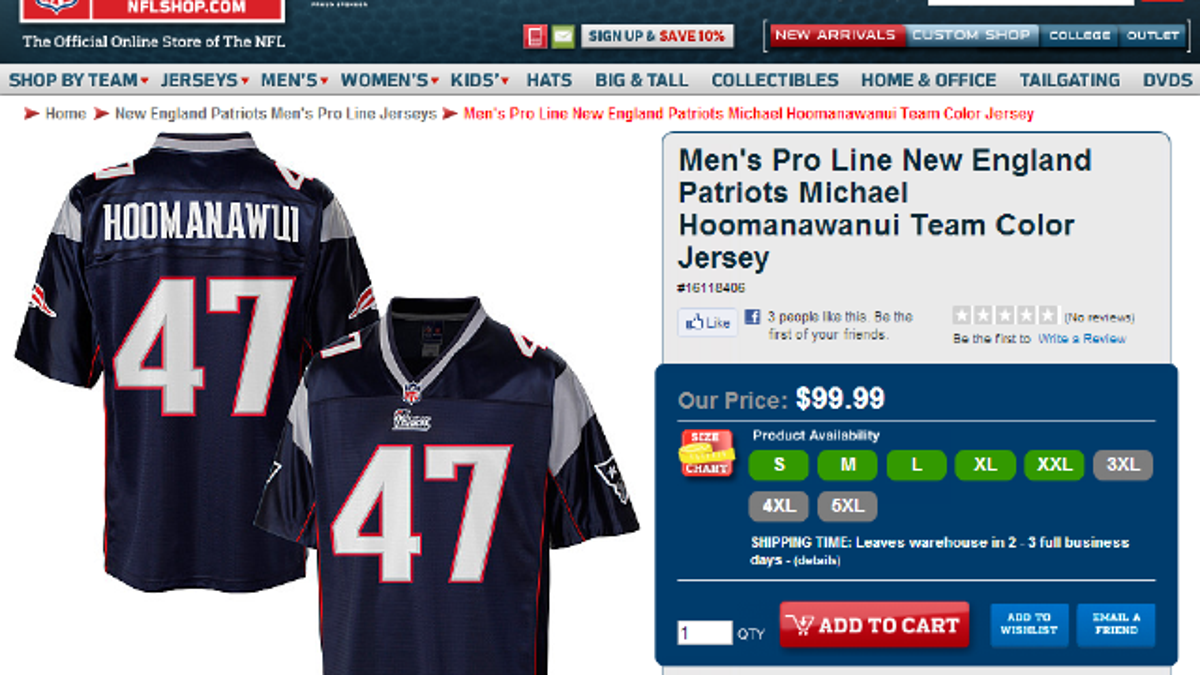 michael hoomanawanui jersey