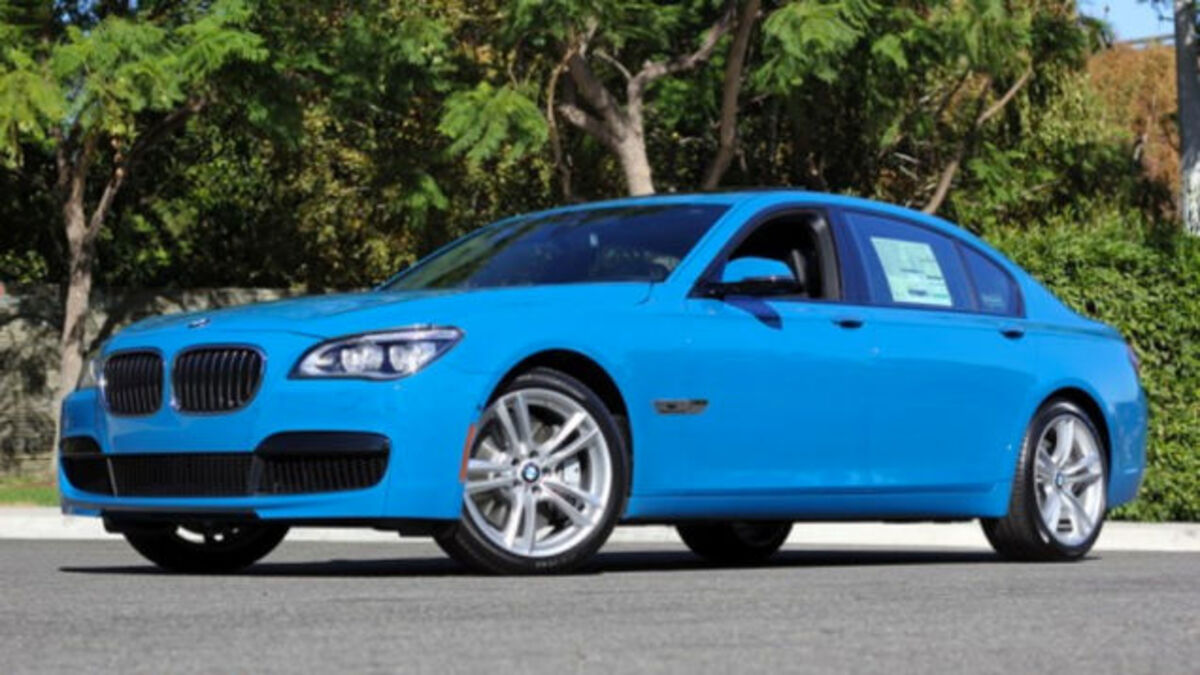 BMW Gives The 7Series An Exciting Paint Job For Once