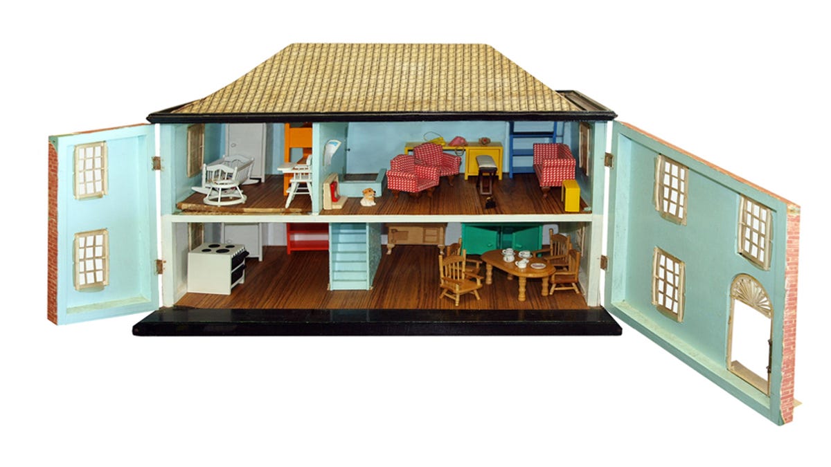 neutral dollhouse
