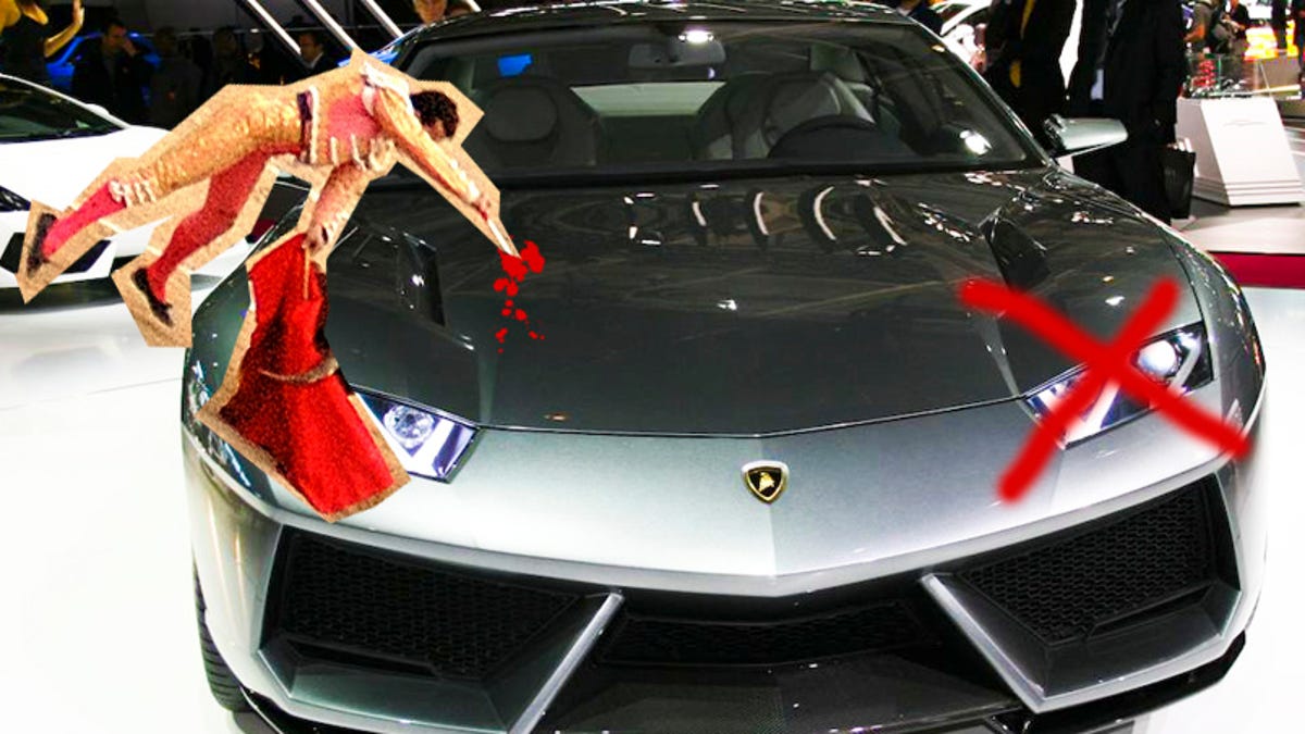 Four Door Lamborghini Estoque Bites The Dust