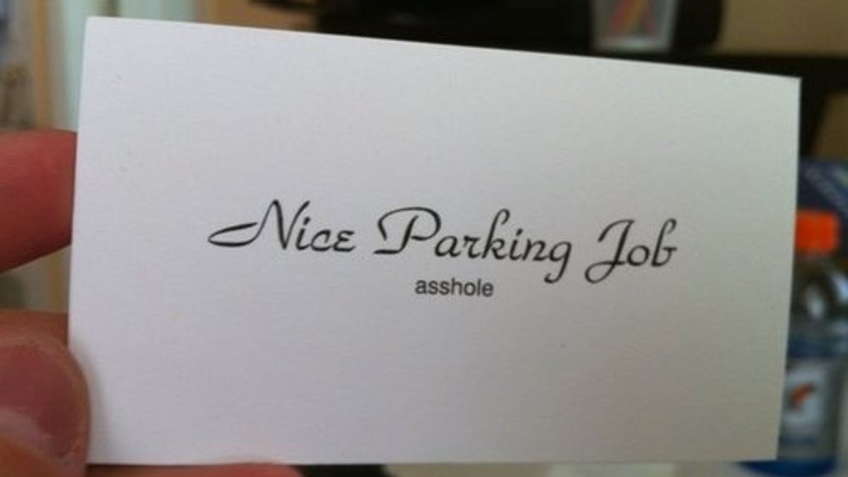 Keep Parking Assholes