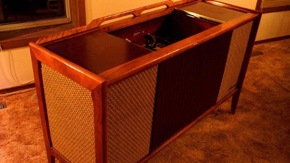 Modernize An Old Audio Cabinet With New Equipment