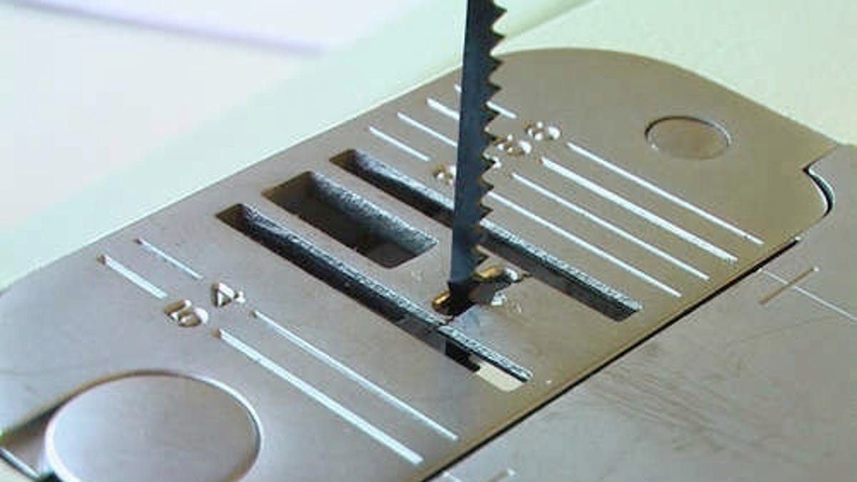 Turn A Sewing Machine Into A Scroll Saw