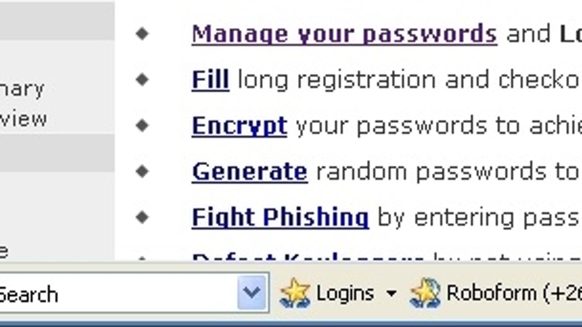 roboform add to chrome