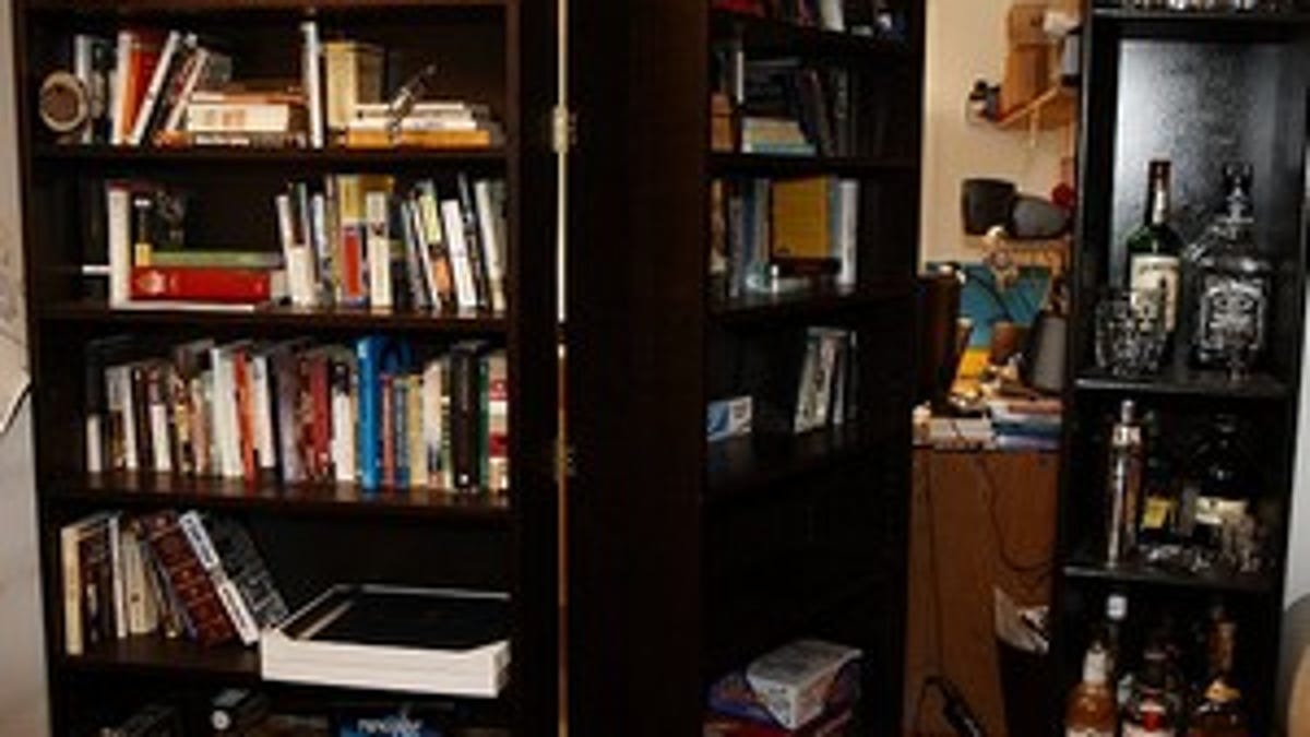 Turn A Bookshelf Into A Secret Passage